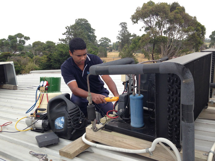 Soft Cool refrigeration team at work